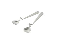 Delys-By-Verceral 509474 lot de 2 Cuilleres a Cafe, Acier Inoxydable, Gris, 20 x 5 x 1 cm