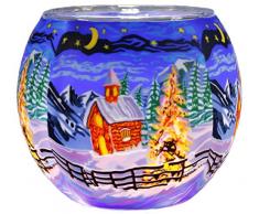 Himmlische DÃ¼fte Geschenkartikel GmbH RÃ¤der Parfums Cadeau Articles de cc275Â Silence Photophore, Verre, Multicolore, 11Â x 11Â x 9Â cm