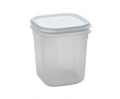 TATAY 1160301 Boîte de Conservation Carrée 0,7 L Plastique Blanc 10 x 10 x 11,7 cm