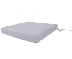 Soleil docre Alix Dessus de Chaise ImpermÃÂ©abilisÃÂ© 40x40x5 cm OUTDOOR Polyester Gris 40 x 40 x 5 cm