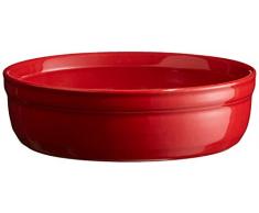 Emile Henry Eh341013 Moule à Crème Brûlée Céramique Rouge Grand Cru 13 X 13 X 3,5 cm