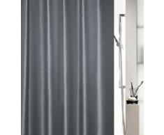 Spirella 10.15648 Rideau de Douche Shine Satin Grey Textile 180 x 200 cm