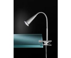 Wofi 286601640000 Arcos LED Spot/Lampe de Table GU10 0,75 W Nickel Mat 40 cm