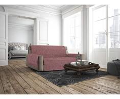 Comfort Housse de canapé antidérapant,2 places, bordeaux