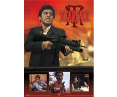 Empire Poster Scarface 3D avec Accessoires