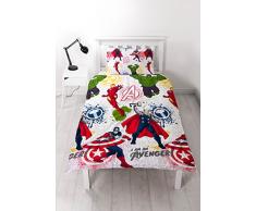 Disney Ensemble de Couette Unique Â«Â Marvel Avengers MissionÂ Â» - Design dâimprimÃ© rÃ©pÃ©tÃ©s
