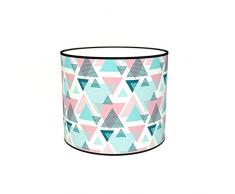 Abat-jours 7111303812757 ImprimÃ© Louise Lampadaire, Tissus/PVC, Multicolore
