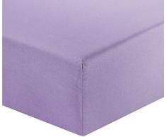 Designers Guild - Saraille Heather Drap Housse Satin de Coton Violet 180 x 200 cm