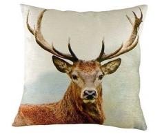 Evans Lichfield Coussin en Velours tÃªte de cerf