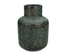 Leewadee Vase en faÃ¯ence Vert 14 x 14 x 20,2 cm