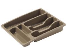 CURVER | Ramasse Couverts MM, Moka, Sink Top, 36,3x28,8x6 cm