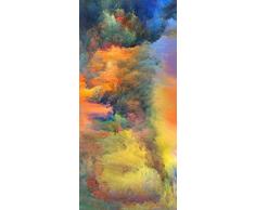 PeelitStickit ID-019Â 60Â Largeur x 130Â cm Hauteur Ciel et Ã©toiles Haute qualitÃ© Papier Peint Design Art Mural en Vinyle Papier Peint