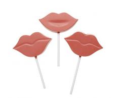 Kitchen Craft Sweetly Does It Moule en Silicone lèvres Lollipop, Chocolat