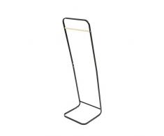 Rangement & Cie RAN7658 Portant Acier Inoxydable Noir 40 x 40 x 140 cm