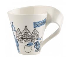 Villeroy & Boch Cities of the World Tasse à café Francfort, 300 ml, Porcelaine Premium, Blanc/Multicolore