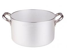 Pentole Agnelli ALMR110428 Casserole cylindrique Ã rayonnement Ã©levÃ©, Aluminium Professionnel 5 mm, 28 cm