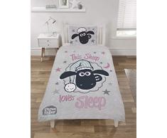 Shaun The Sheep Parure pour Couette, Polycoton, Multicolore, Simple