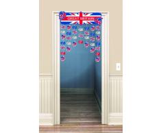 amscan International Rideau de Porte Motif Drapeau Britannique