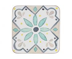 Creative Tops C000327 Dessous de Verre avec Dos en Liège Motif Carrelage Vert