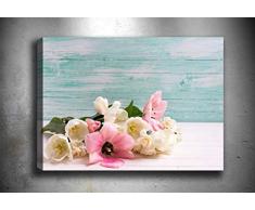 Bonamaison Peinture sur toile, multicolore, 30 x 40 cm - Conçu et fabriqué en Turquie