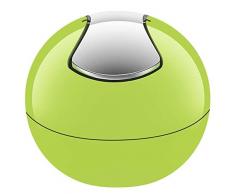 Spirella Poubelle à cosmétiques Poubelle 1 Litre Poubelle à Couvercle pivotant Poubelle de Table Poubelle de Table Vert