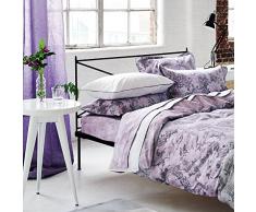 Designers Guild - Filigriana Drap Plat Satin de Coton AmÃ©thyste 270 x 300 cm