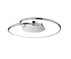 Wofi A, Plafonnier, mÃ©tal, intÃ©grÃ©, chrom, Integriert 16 wattsW