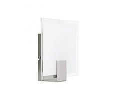 Brilliant 90324/13 Spot Patère Métal/Verre Métallique 19 x 8 x 20 cm