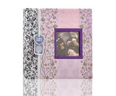 Arpan Slip in memo Avec fenÃªtre Design floral et textiles imprimÃ©s bÃ©bÃ© unisex 200 photo pour 6x4 / 15x10cm photo album