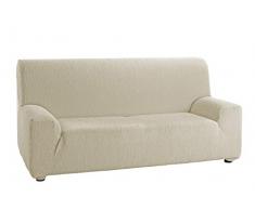 Martina Home Housse de canapé élastique modèle Émilie 4 Plazas Blanc Ivoire