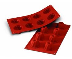 Silikomart 20.057.00.0060 SF057 Moule Forme Kouglof 8 CavitÃ©s Silicone Terre Cuite