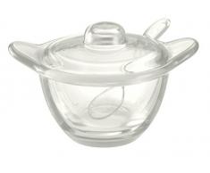 Guzzini 23170000 Coupelle à Fromage/Sucrier Transparent 10 x 16,5 x 12,5 cm