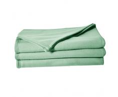 POYET MOTTE POLECO Couverture polaire Polyester Tilleul 220 x 240 cm