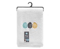 douceur dintÃ©rieur drap de bain 90 x 150 cm eponge brodee fougerys blanc