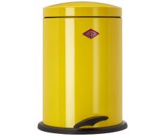Wesco 116 212-19 Poubelle à pédale (Jaune citron)