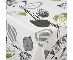 Venilia Spring Nappe Printemps Linge de Table Toile cirée Maintenance réduite hydrophobes, Polyester, PVC, ovales, 140 x 200 cm, 55064, 140 x 200 cm