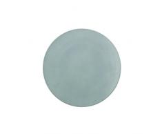 DEGRENNE - Modulo Color lot de 6 assiettes plate ronde 26 cm , porcelaine - Gris perle