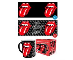 GB Eye Tasse thermosensible en cÃ©ramique, Motif Langue des Rolling Stones, 15Â x 10Â x 9Â cm