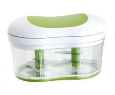 Idelice PR259 857A Hachoir Manuel Ergonomique avec 4 Lames Inox 18/8 Vert 13,5 x 8 x 8,3 cm