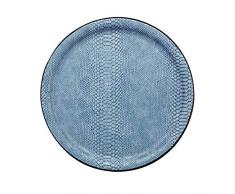 Platex 90036827 Plateau Plastique - Dragon Bleu Clair, 36cm