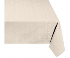 Linder 0540 /20/814 Nappe Rectangulaire Mexico Ivoire 165 x 240 cm