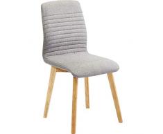 Kare Lara Chaise, Polyester, Gris, 45 x 44 x 92 cm