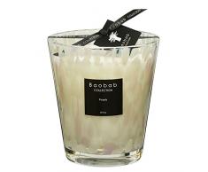 Baobab max16pw Pearls White Bougie en Cire Bougie, 16Â x 10Â x 16Â cm