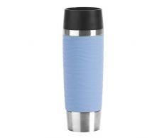 Emsa N2012000 Design Travel Waves Grande Mug Isotherme 0.5 L Pastel N2012100, 500 milliliters, Bleu Poudre