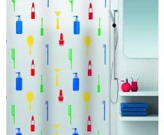 Spirella 10.15234 Rideau de Douche Make Up Multicolor Peva 180 x 200 cm