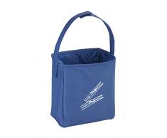 Wenko 63020100 Sac de Porte-Pinces Ã Linge Polyester Bleu Dimensions 18,0 x 20,0 x 0,3 cm