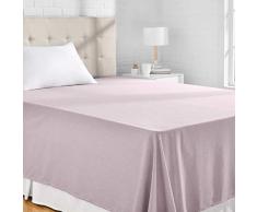 AmazonBasics Chambray Drap plane, 180 x 260 + 10 cm - Violet crÃ©puscule