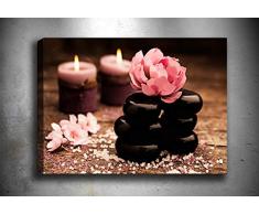 Bonamaison Peinture sur toile, multicolore, 40 x 60 cm - ConÃ§u et fabriquÃ© en Turquie