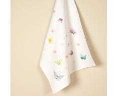 Rico Design Kit Papillons Thé Serviette de Bain, 100% Coton, Multicolore