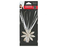 douceur dintérieur embrasse aimantee l 30x(0) 8cm metal patine margery blanc/or